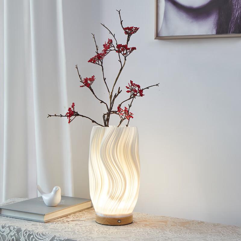 Dimmable USB Bedside Table Lamp