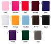 50Pcs 5x7 Velvet Bag Drawstrings Pouches Small size Jewelry Gift Display Packing Bags KTY