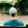 Embroidery Kippa Hat for Men Foldable Israel Yarmulke Hat for Synagogue Event