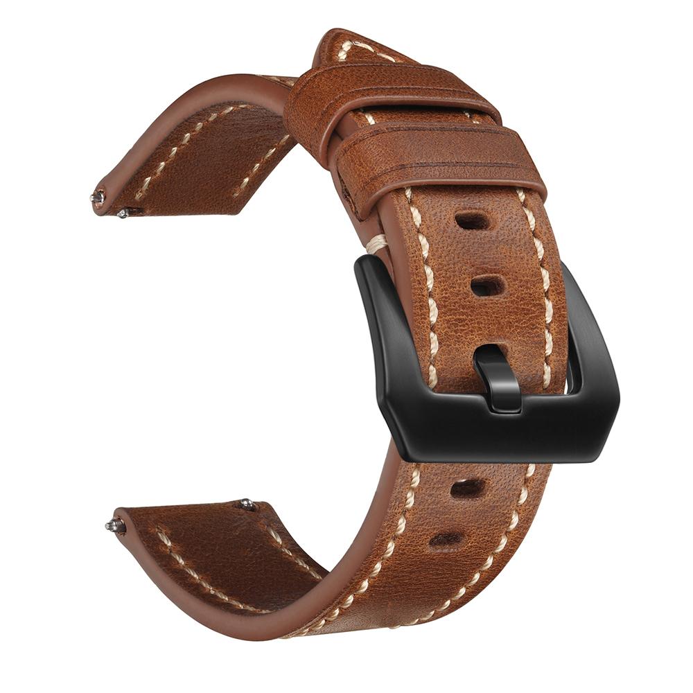 Leather Straps For Huawei Watch Men Luxury Calfskin Watch Bands 20mm 22mm 24mm Quick Release Strap