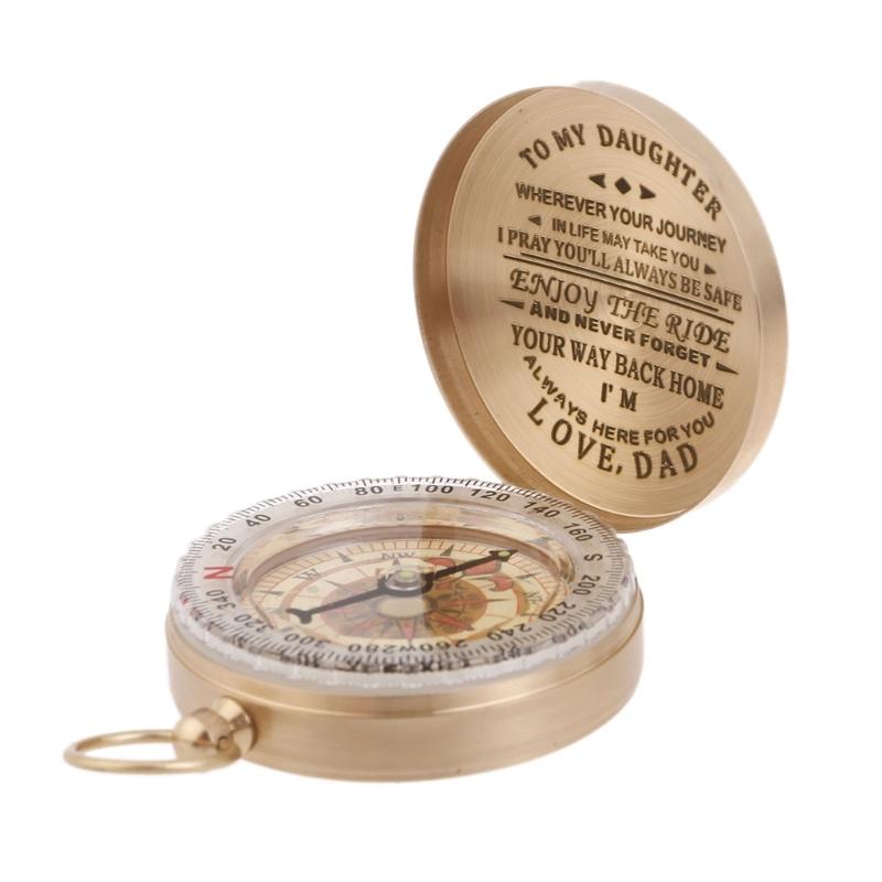 Personalized Compasses Vintage Directional Compasses Adventure Accessory Birthday Gift for Son/Daughter/Husband/Wife