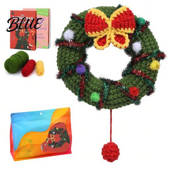 Multifunctional Christmas Crochet Handmade Jewelry Material Bag Beginners DIY Kit for with Realistic Supplies Hooks