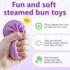 Giant Realistic Dumpling Squeeze Toy With Steamer Slow Rising Soft Sensory Fidget Stress Ball Anxiety Relief Toy For Kids Adults