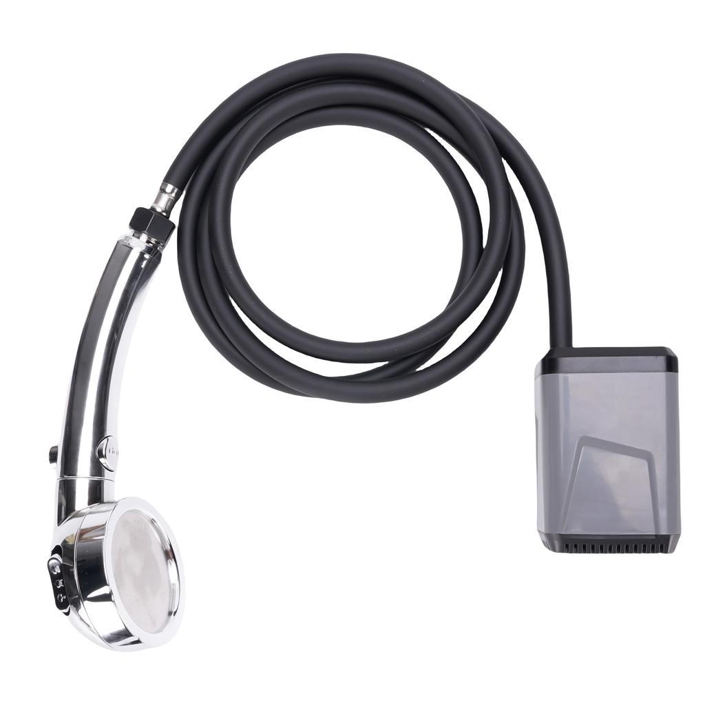 Portable Camping Shower Outdoor Electric Shower Pump USB Rechargeable Battery Powered Shower with Display Screen