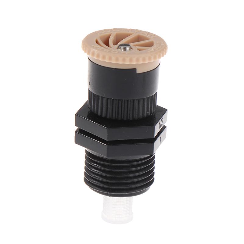 1Pc Water Sprinkler With 1/2 Inch Thread Plastic Support 0-360 Degrees Adjustable Farm Garden Lawn Watering Irrigation Nozzle