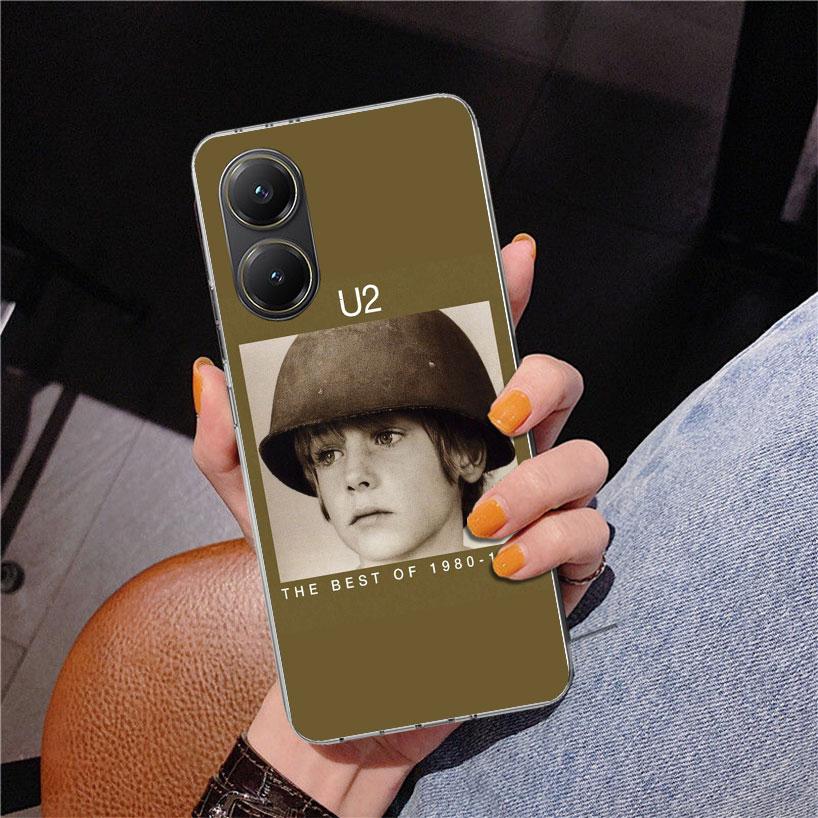 Band U-U2 Rock Phnoe Case for Xiaomi Poco X5 X6 X7 Pro X4 Gt F7 Ultra M8 M7 Redmi 15C 15 13C 13 12C 12 Unique Cover Coque Poco X
