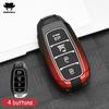 Alloy Car Key Cover For Hyundai N Line Verna Solaris Elantra Azera Kona Encino Grandeur Azera Palisade I30 Ix35 Accent Santa Fe