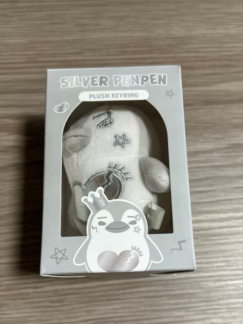 [USED] South Korea 2PM Junho Penpen Pop-up Silver Penpen Plush Keyring