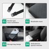 Leather Armrest Pad For Tesla Model 3 Model Y 2017- Highland 2024 Juniper 2025 Center Console Panel Protective Accessories