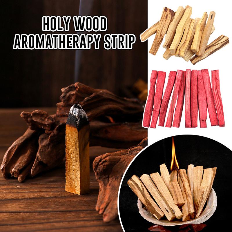 5 Stück Palo Santo Holzstäbchen Drachenblut Natürliches Räucherwerk Heiliges Holz Streifen Aromatherapie-Stäbchen Reinigung für Zuhause Luftreinigung