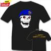 Deutscher Marinesicherer Marine Totenkopf Barett T-Shirt 100% Baumwolle Rundhals Kurzarm Sommer Freizeit Herren T-Shirt