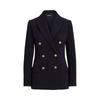 Lauren Ralph Lauren Double Breasted Wool Crepe Blazer Wmlrotws6020230410