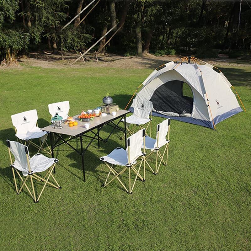 Hui Ling Yang 6-Person Pop-Up Camping Tent Set