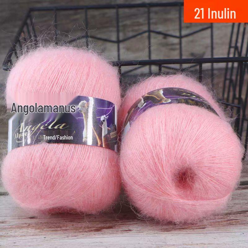 Angola Fine Mohair Yarn for Hand Knitting - Medium Fine Wool Yarn