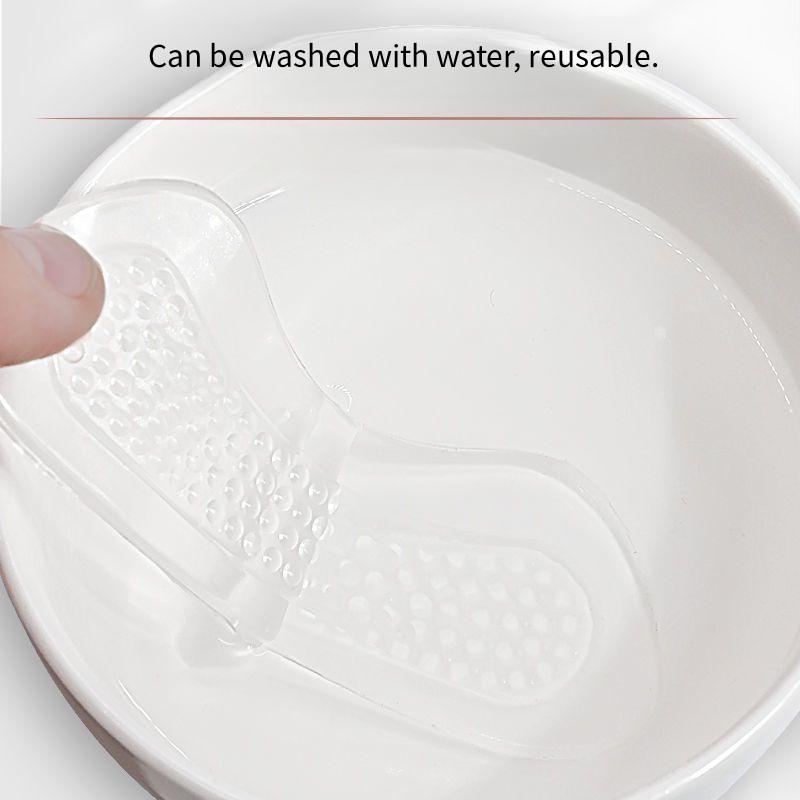 Silicone Gel Women High Heels Cushion Stickers Non-Slip Shoe Pads Adjustable Size Heel Insoles Protectors Foot Care Liner Insert