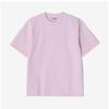 Ganni T4090 868 Heart RhineStone Logo Women S Short Sleeve Tee