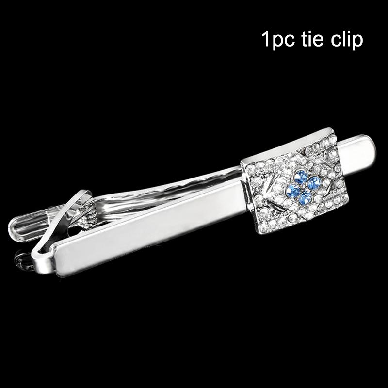 Luxusní čtvercové manžetové knoflíčky spona na kravatu francouzská vynikající spona na kravatu sada manžetových knoflíčků klip na kravatu pro pánskou košili kravatové doplňky