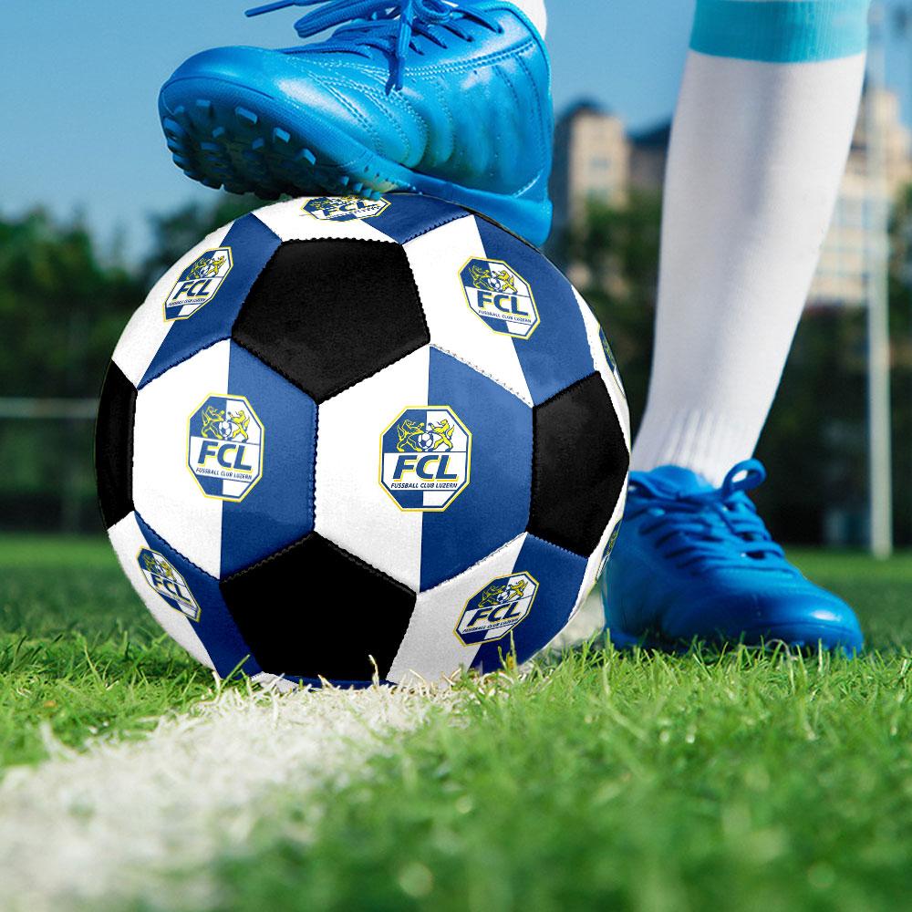 1PC Fussball Club Zürich size 5 soccer ball PrahaIndoor Soccer Ball Colorful All Ages Machine Stitched PVC Competition Ready Durable High-Bounce
