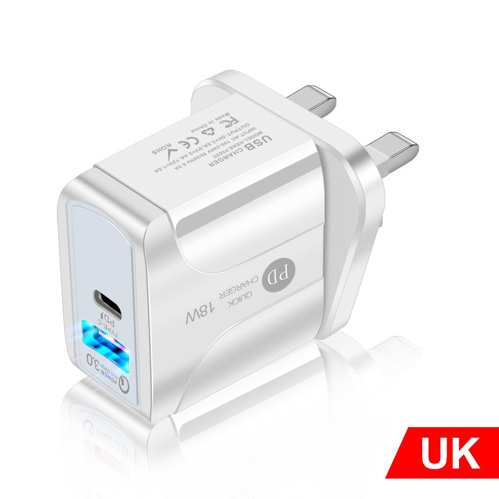 18W USB And TypeC Phone Charger