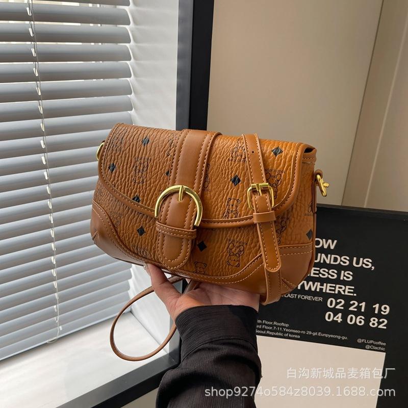 Manufacturer's Popular Underarm Small Bag Women's 2025 New Trendy High-end Texture Versatile Messenger Small Square Bag