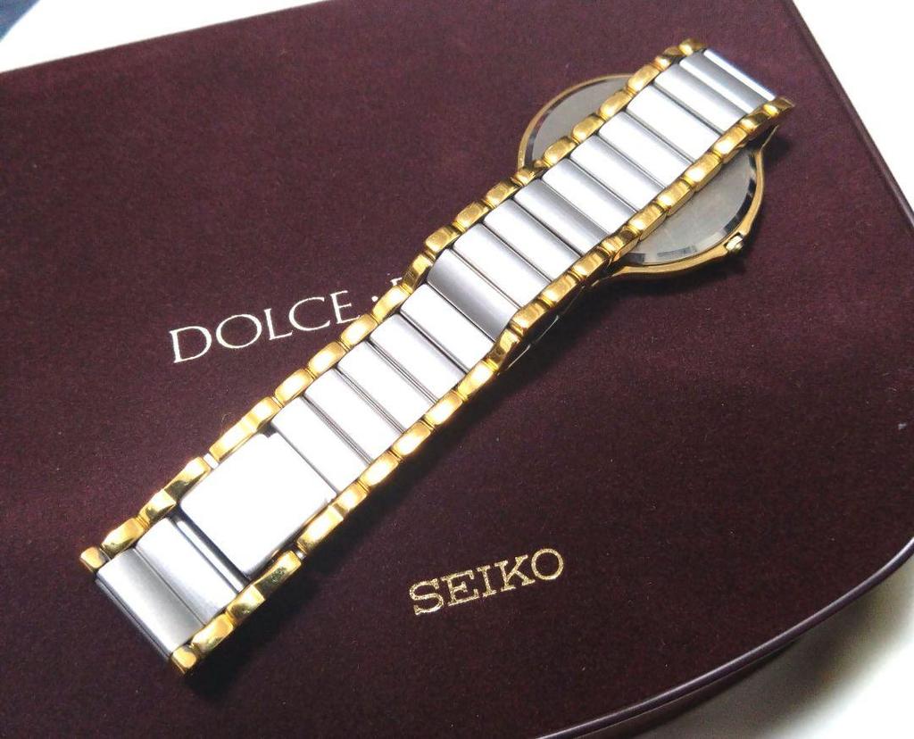 [USED] Extremely Rare SEIKO DOLCE Deadstock-like Full-frame Watch with Battery