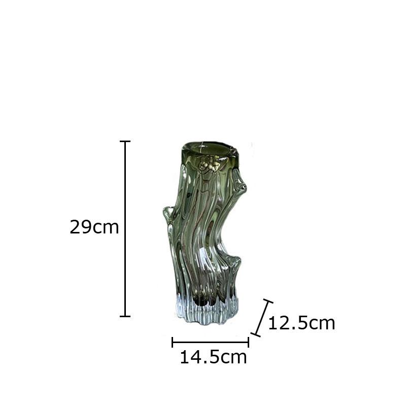 

Transparent Tree Trunk Glass Vase Desk Decoration Flower Arrangement Hydroponics Flower Pots Floral Vases Room Aesthetic Decor