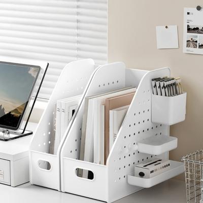 Large Capacity Plastic Storage Baskets For Desk Organization Modular Pegboard Bin Multi Functional Home Use