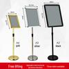 Stainless Steel Floor Stand Display Sign
