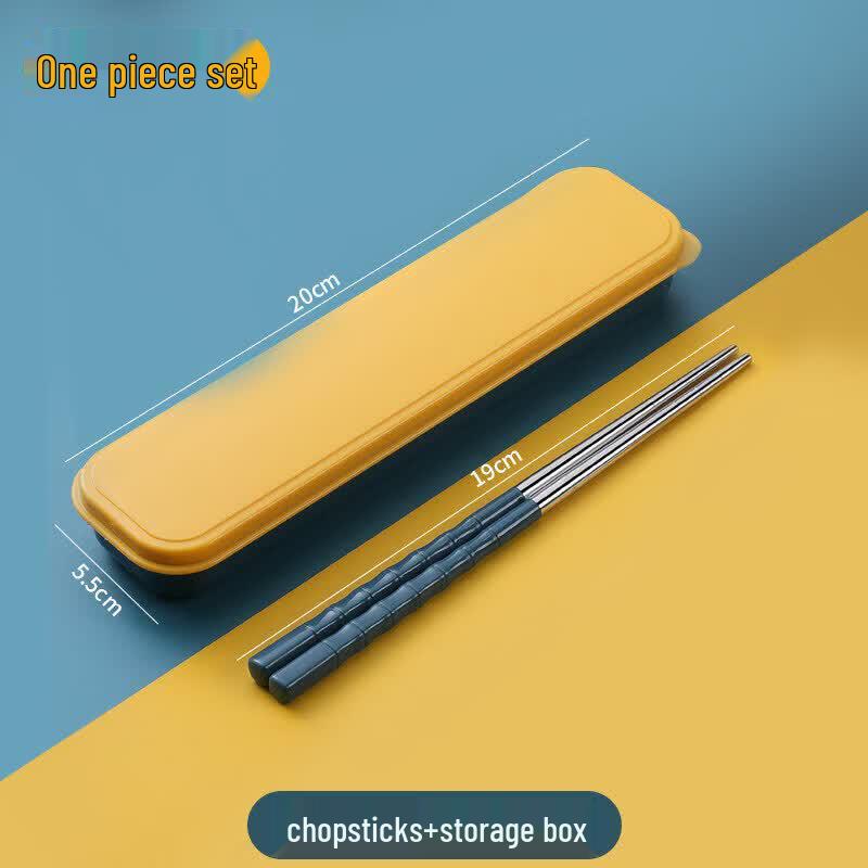 Portable Stainless Steel Chopsticks & Spoon Set
