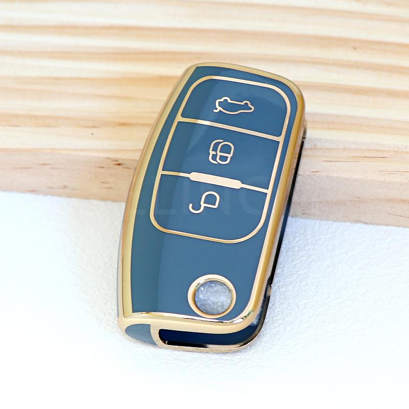 For Ford Focus 2 3 Mk3 Mk4 Fiesta Mk8 Mk3 Mk7 Puma Car Key Case Cover Mondeo Mk5 Mk4 Explorer Ecosport Kuga C Max Bronco Mustang
