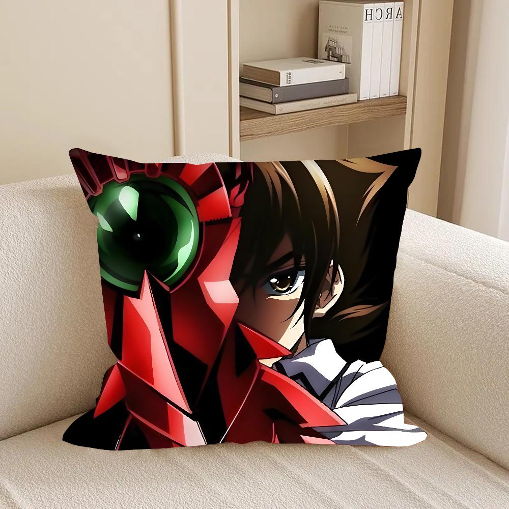 Anime High School DxD Kissenbezug Quadratisch Doppelseitiger Druck Kurzer Plüsch Sofakissenbezug Schlafzimmer Nachttisch