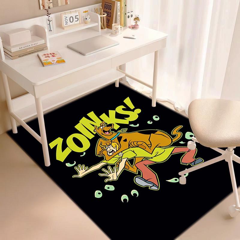 Halloween cartoon comedy adventure movie Scooby-Doo carpet is suitable for living room and bedroom doormats office balcony decorative carpet V12