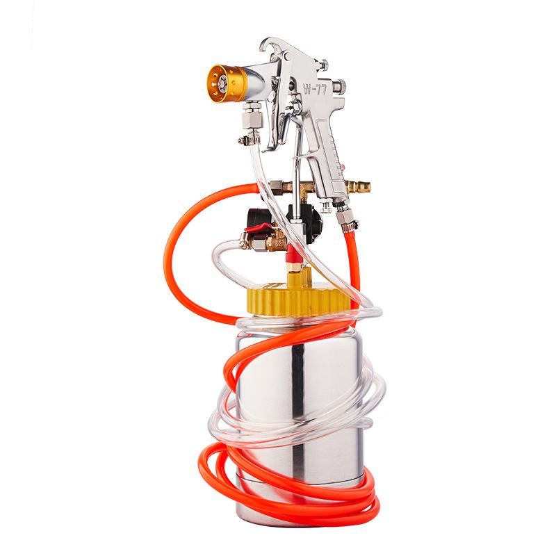 2L 6-Hole Spray Gun Pressure Pot for Latex Paint - Professional Sprayer Tool