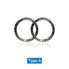 Accessories Carbon Fiber For Mercedes Benz GLS ML GLE GL Car Air Conditioning Outlet Vent Trim Stickers Car Styling Accs