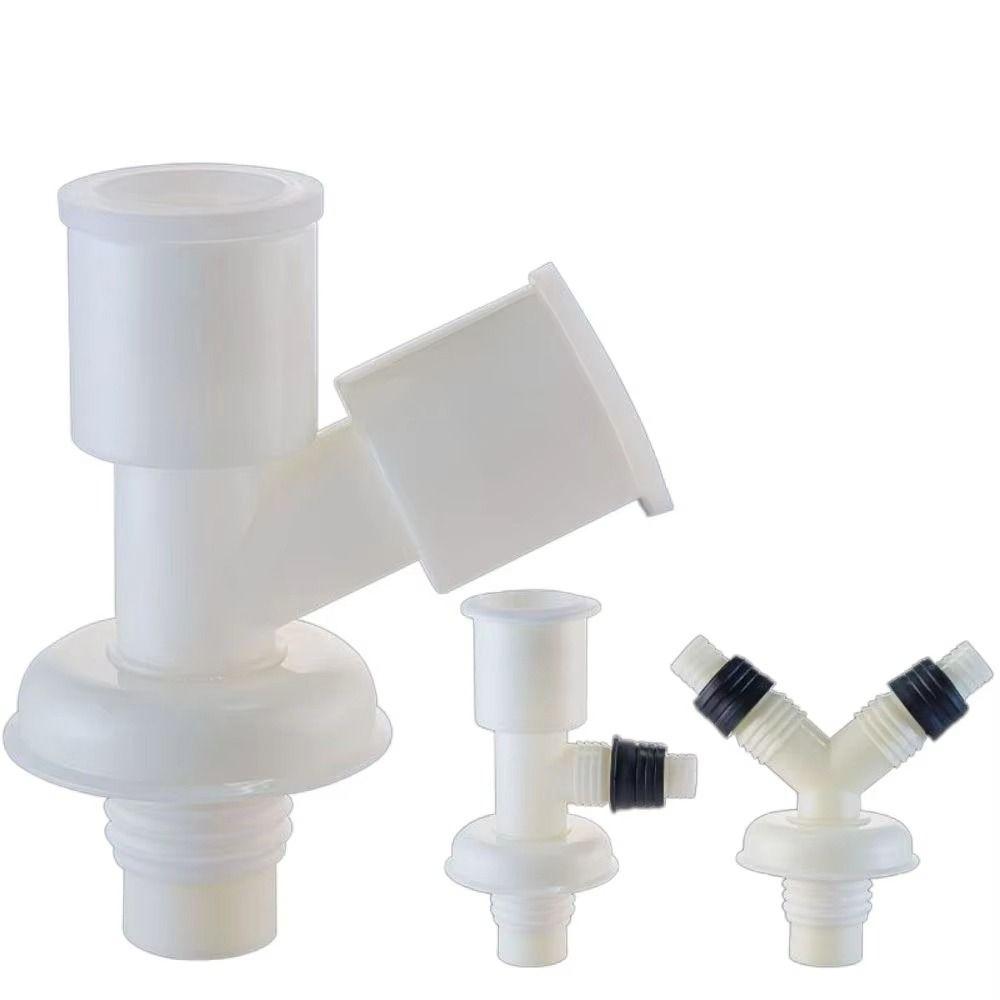 Anti-Return Dual-Interface Drain Connector Dual-Purpose Sink Drain Pipe Adapter Sewer Branch