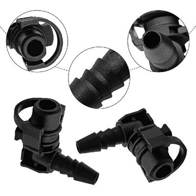 2pcs Throttle Valve Water Pipe Hose Connector, Compatible with Chevy Cruze 2011-2016, Trax 2015-2021, Sonic 2012-2020 Etc, Replace OE# 55354565,