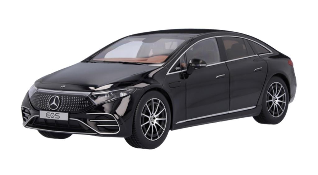 [Mercedes-Benz Collection] Genuine EQS (V297) 1/18 Obsidian Black