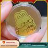 New Foot Gold 999 Mobile Sticker: 2mg Gold for Wealth, Happiness, Peace & Joy