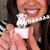Goat Fidget Toy 1/2Pcs Keyboard with Sound, Rechargeable Sheep Finger Clicker Animal Keyring Accessory Toy, Push Button Decompression Keychain