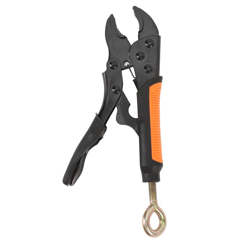 Locking Pliers Clamp Pressure Curved Jaw Carbon Steel Locking Pliers for Metalworking Woodworking