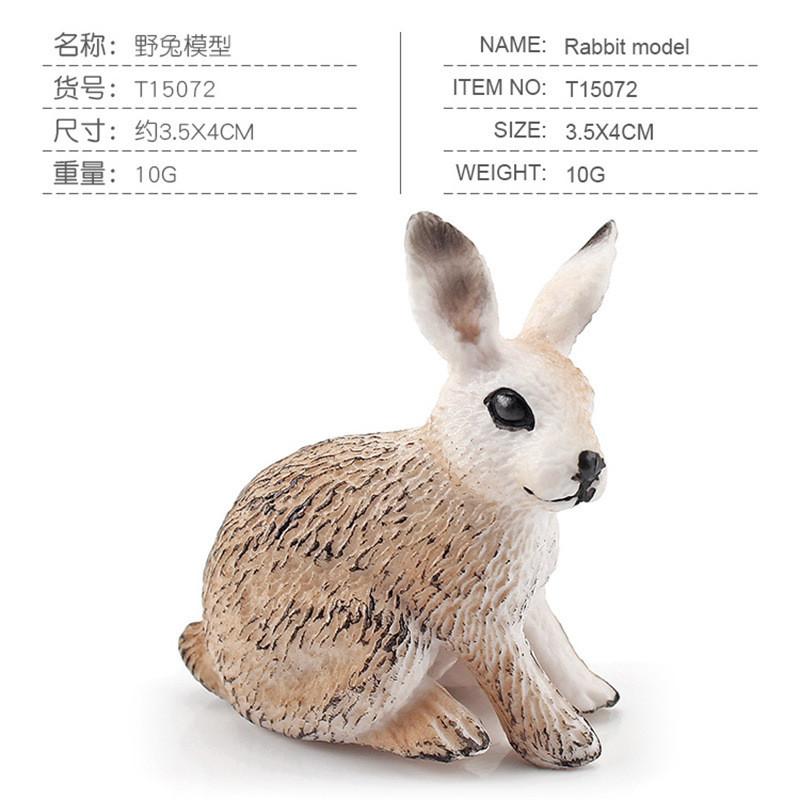 

Charming Pvc Rabbit Figurine Ideal For Miniature Farm Layouts And Creative Displays T15072 Rabbit 10g