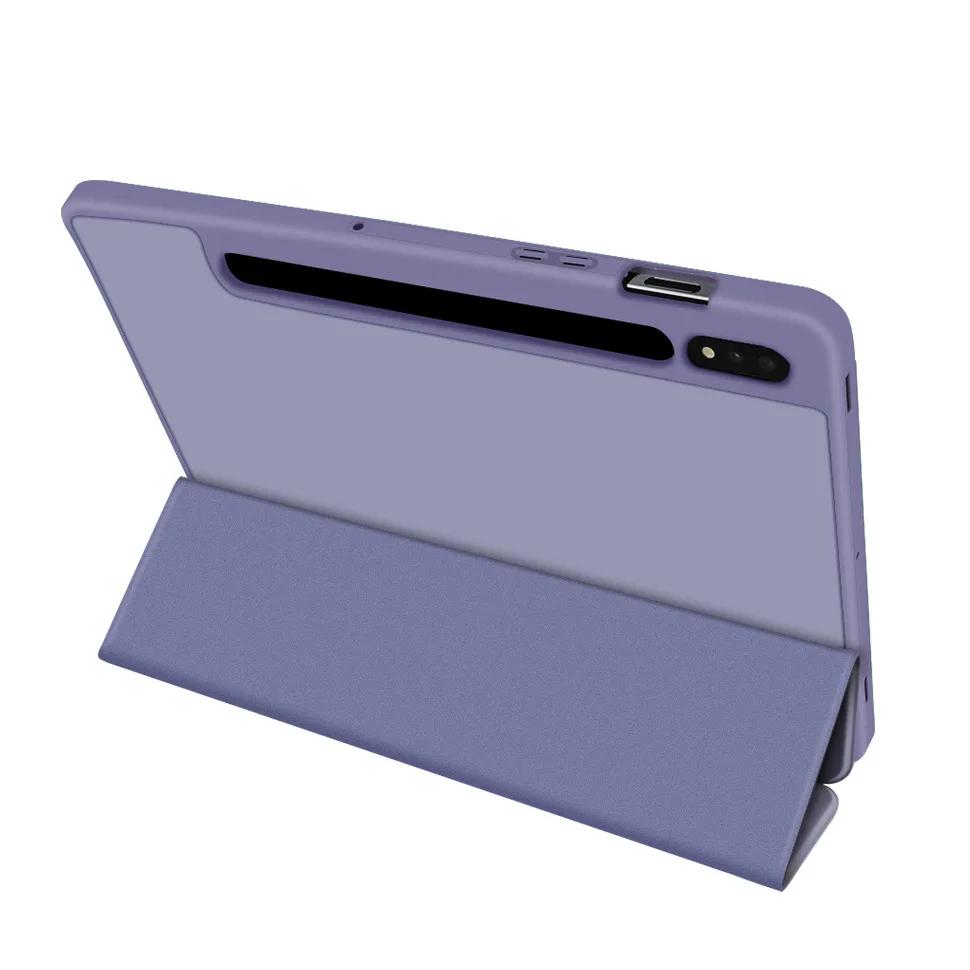 Case for Samsung Galaxy Tab S6 10.5 Sleep Wake Up Cover Galaxy Tab S7 S8 11 S10 S9 FE 10.9 PLUS 12.4 13.1 Pencil Holder Funda