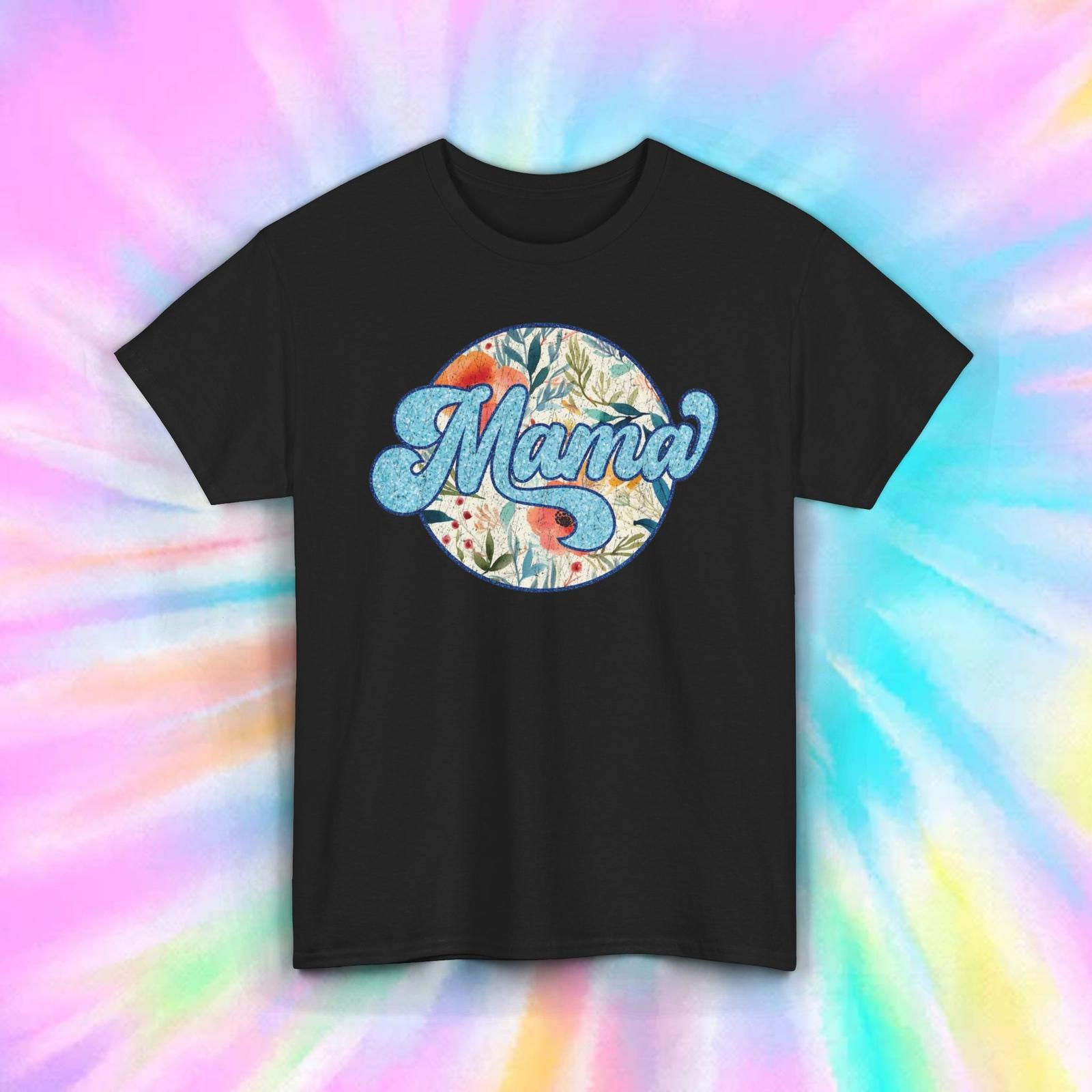 Floral Mama T-Shirt Mens Womens Tees Top | Boho Style Graphic | Mother s Day Gift Tee S-5XL 4XL