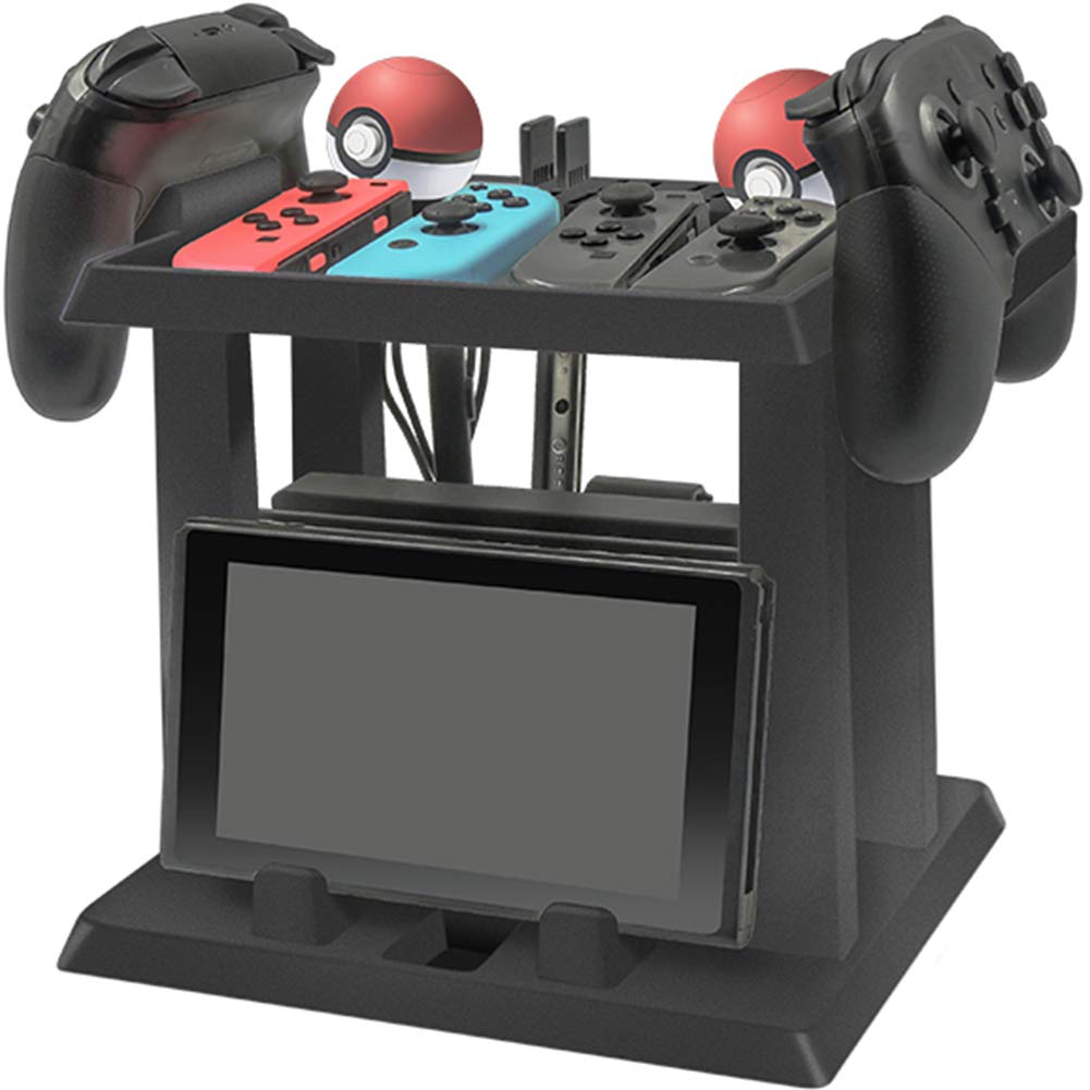 

Umora Nintendo Switch Large Capacity Storage Accessory Stand, Rack, Holder, Cards/Controllers/Dock All-in-One
