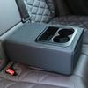 Car Rear Seat Armrest Box Heightening Pad With 2 Cup Holder Auto Backseat Center Console Organizer Booster Mat For Car Interior