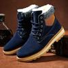 Men's Snow Boots Winter Warm Youth Martin Boots Versatile Non-slip High-top Thickened Velvet Cotton Shoes Short Boots Shoes