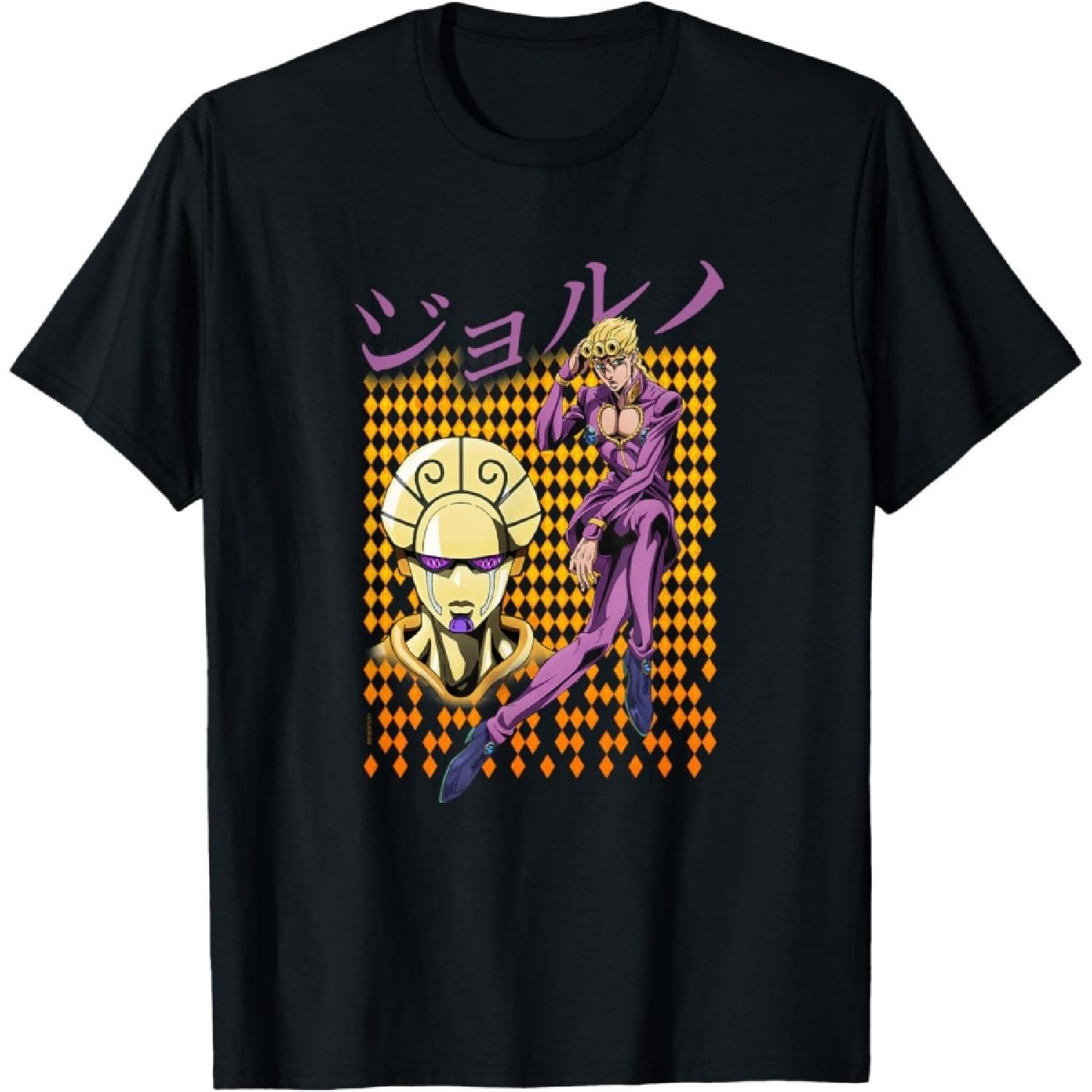

JoJo s Bizarre Adventure Дзёдзё с кандзи Аниме Футболка S чёрный