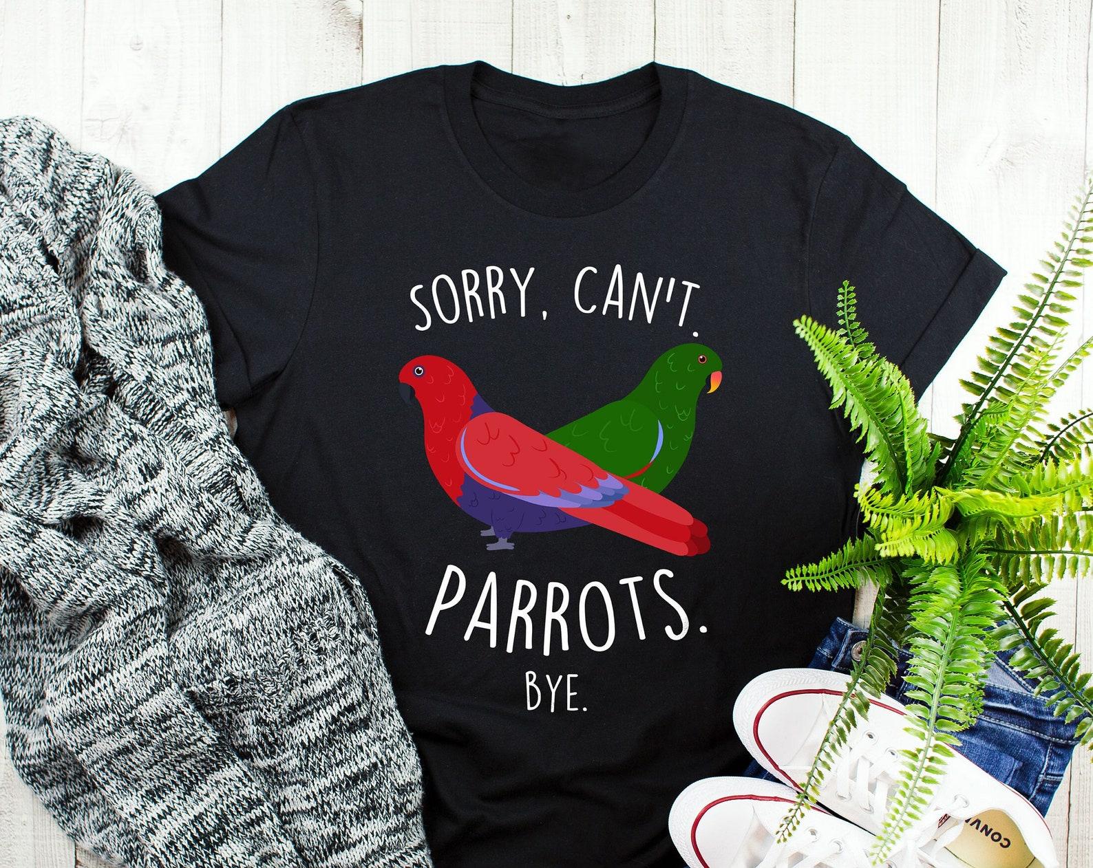 Eclectus Parrot Shirt, , , Funny Parrot Lover Gift, Cute Bird T-shirt, Pet Tshirt, Male Female Eclectus, Eclectus Mom Dad 150