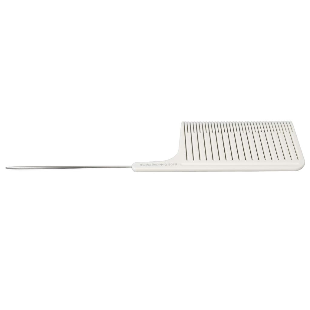 Hair Highlight Comb Hair Salon Hair Dye Professional Comb Hair Stylist Stainless Steel Rat Tail Comb