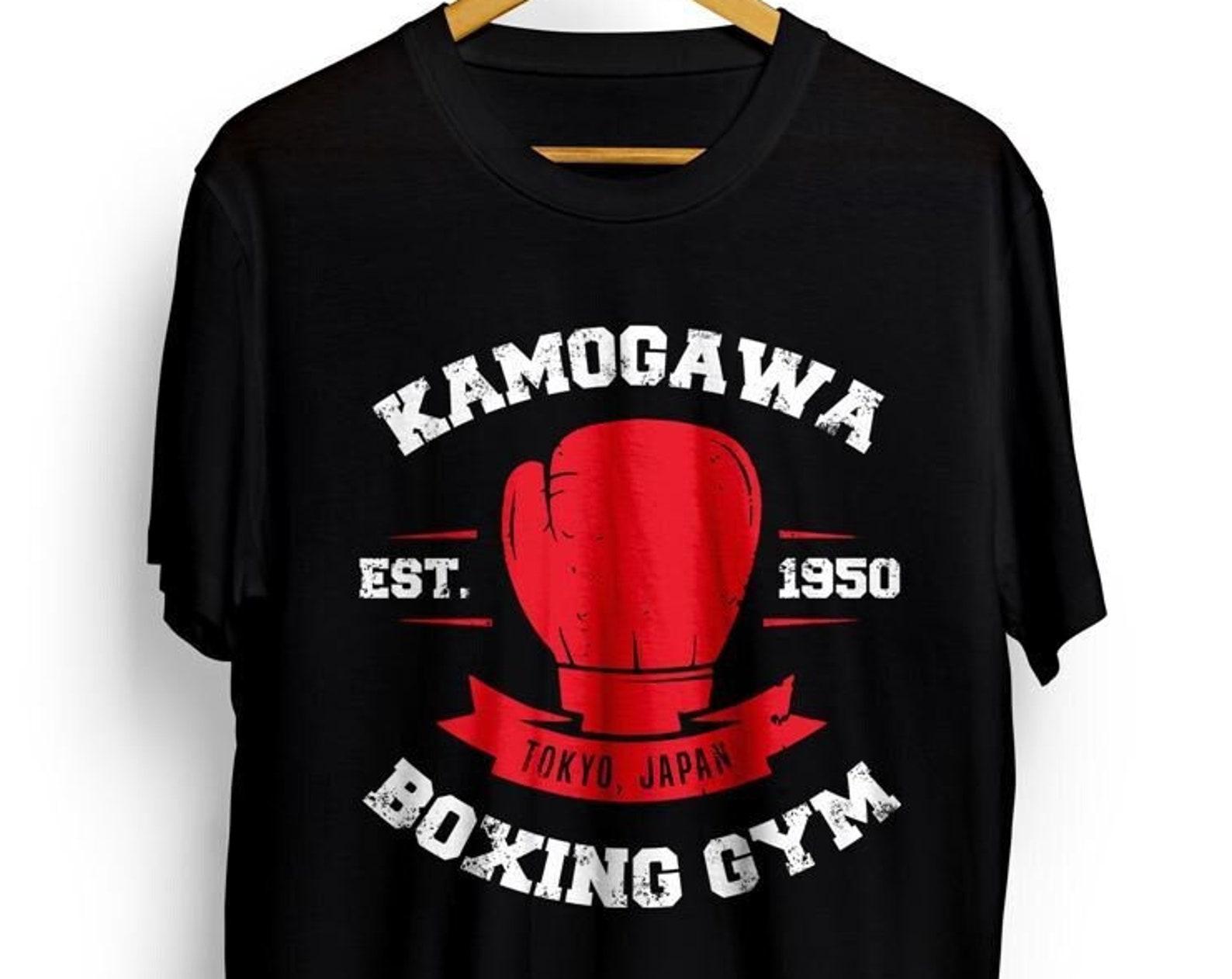 Manga T-Shirt, Sport 90s Anime Lovers, Boxing GYM Anime T-Shirt, Otaku Ropa, Graphic Anime Unisex Shirt XL